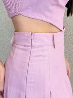 CONJUNTO SAIA LONGA E CROPPED NADIA