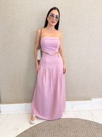 CONJUNTO SAIA LONGA E CROPPED NADIA