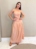 CONJUNTO SAIA LONGA E CROPPED NADIA