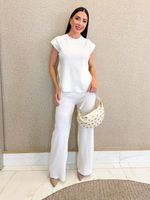 CONJUNTO BATA E CALÇA PANTALONA SALTON