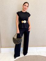 CONJUNTO BATA E CALÇA PANTALONA SALTON
