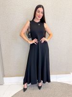 VESTIDO LONGUETE DE MOLETINHO MALVY 