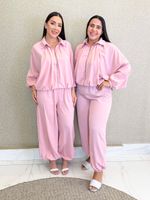 CONJUNTO CALÇA ALADIM E BOMBER NOBLA