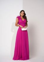 VESTIDO LONGO TULE AURORA BRIGHT  