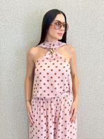 CONJUNTO CALÇA E BLUSA POÁ FRENTE ÚNICA BLAIN
