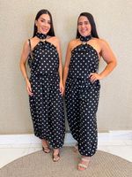 CONJUNTO CALÇA E BLUSA POÁ FRENTE ÚNICA BLAIN
