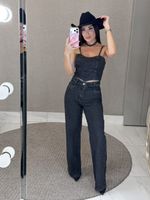 CONJUNTO JEANS COM BRILHO BRENER