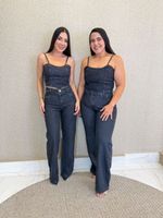 CONJUNTO JEANS COM BRILHO BRENER