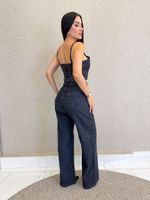 CONJUNTO JEANS COM BRILHO BRENER