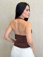 BLUSA FRENTE ÚNICA POLIAMIDA EDEN 