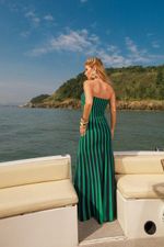 VESTIDO LISTRADO DE TRICÔ MODAL MELROSE