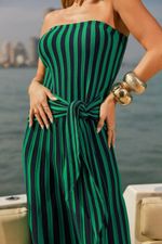 VESTIDO LISTRADO DE TRICÔ MODAL MELROSE