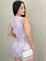 CONJUNTO SHORT E COLETE RENDADO SUNKISSED