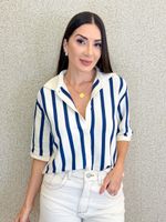 CAMISA DE TRICÔ LISTRADA ZOMA