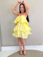 VESTIDO DE CHIFON TOMARA QUE CAIA ANYX