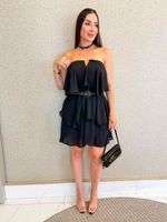VESTIDO DE CHIFON TOMARA QUE CAIA ANYX