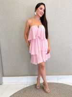 VESTIDO DE CHIFON TOMARA QUE CAIA ANYX