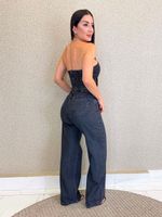 CONJUNTO JEANS COM BRILHO DRENIE