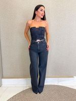CONJUNTO JEANS COM BRILHO DRENIE