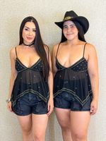 BLUSA CHIFON DE ALCINHA SYM