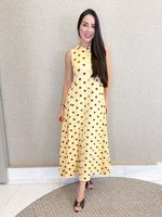 VESTIDO LONGUETE DE MOLETINHO MALVY 