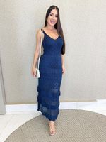 VESTIDO LONGUTE DE TRICÔ MONDE