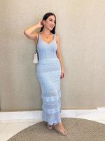 VESTIDO LONGUTE DE TRICÔ MONDE