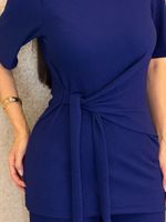 CONJUNTO ANARRUGA CALÇA E BLUSA DE AMARRAÇÃO SAMIH