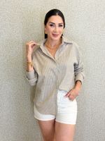 CAMISA LINHO LISTRADA OLNEY