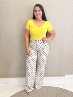 CALÇA JEANS WIDE LEG POÁ AMIRA