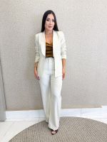 CONJUNTO CALÇA E BLAZER DE ALFAIATARIA LICHER