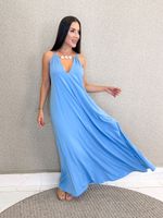 VESTIDO LONGO FLUITY COUTRIN
