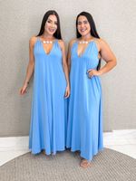 VESTIDO LONGO FLUITY COUTRIN