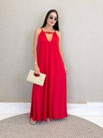 VESTIDO LONGO FLUITY COUTRIN