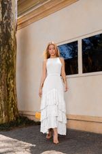 VESTIDO LONGO DE TRICÔ SERENE