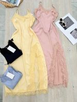 VESTIDO MIDI DE CETIM TYANA