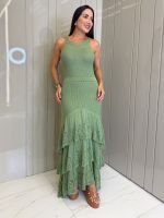 VESTIDO LONGO DE TRICÔ SERENE
