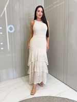 VESTIDO LONGO DE TRICÔ SERENE