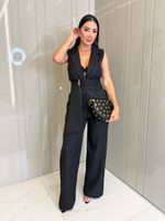 CONJUNTO CALÇA E COLETE ALONGADO LORIS TWILL AIKO