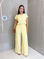 CONJUNTO CALÇA E BLUSA ANARRUGA AYMAN 