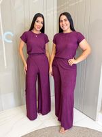 CONJUNTO CALÇA E BLUSA ANARRUGA AYMAN 