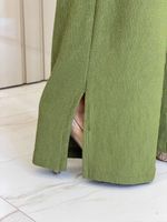 CONJUNTO ANARRUGA CALÇA E BLUSA DE AMARRAÇÃO SAMIH