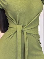 CONJUNTO ANARRUGA CALÇA E BLUSA DE AMARRAÇÃO SAMIH