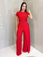 CONJUNTO CALÇA E BLUSA ANARRUGA AYMAN 