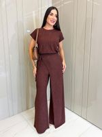 CONJUNTO CALÇA E BLUSA ANARRUGA AYMAN 