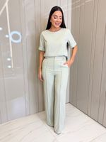 CONJUNTO CALÇA E BLUSA ALFAIATARIA MALLONE MAILS