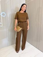 CONJUNTO CALÇA E BLUSA ALFAIATARIA MALLONE MAILS