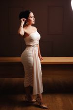 VESTIDO MIDI FLUITY NULA MANGA GAMBY