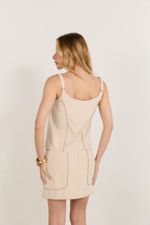 CONJUNTO SAIA E BLUSA LORIS TWILL WILDER