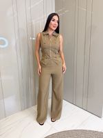 CONJUNTO CALÇA E COLETE DE ALFAIATARIA NAPOLEN